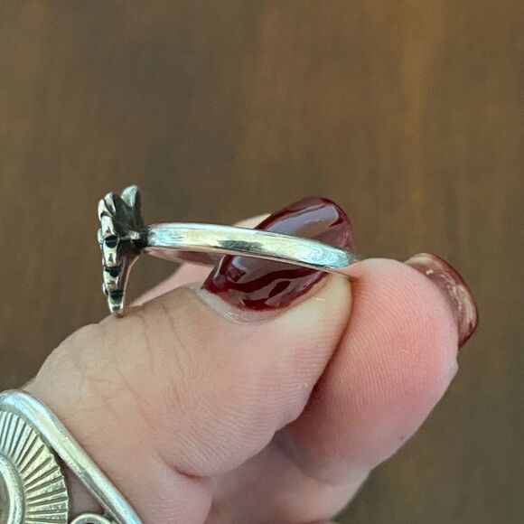 James Avery Retired Floral Cluster Ring - Picture 3 of 5